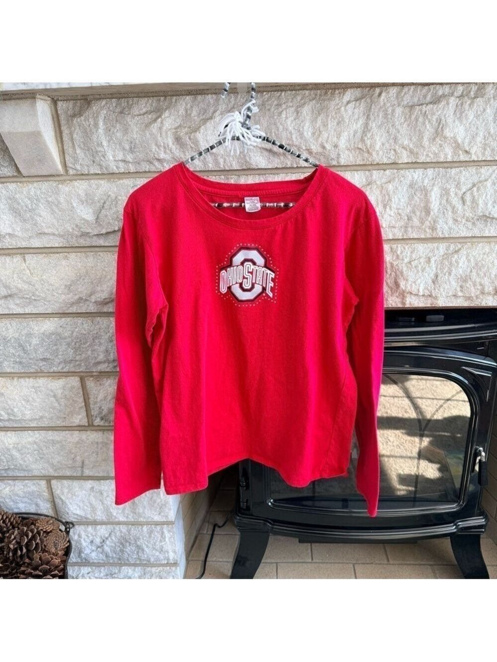 Ohio State Women's Red Long Sleeve Shirt
